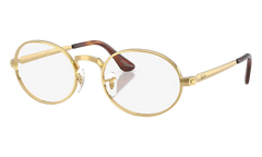 A$AP Rocky Rimless Round Sunglasses "Polished Arista Gold Demo Lens" RB3931V 2500