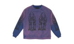 WINGED LOGO CREWNECK SWEATER "Purple" 1110540021SS24