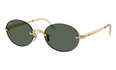 A$AP Rocky Rimless Oval "ARISTA / DARK GREEN" 0RB3929 001/71