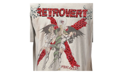 Red Nurse Rhinestone Tee "White" RET021