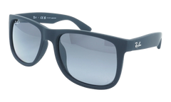 JUSTIN CLASSIC POLARIZED SUNGLASSES "RUBBER BLACK" RB4165F-622-T3