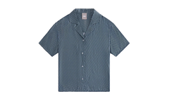 Elena Monogram Silk Camp Shirt WMNS "Navy" khw030292 336
