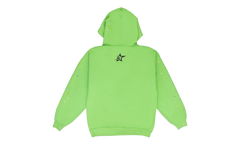 Rhinestone Punk V2 Hoodie "Slime Green" SP5der369