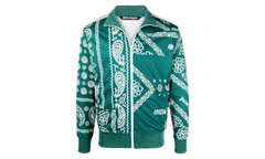Bandana Track Jacket "Green / White" PMBD001F21FAB0055501