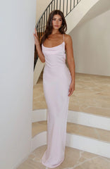 Over My Head Maxi Dress Baby Pink