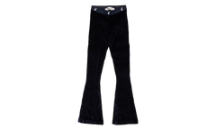 Velour Flared Leggings "Blue" 95 OFW 1801