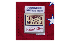 NBA Magic Johnson Rhinestone Swingman Jersey "1988 All-Star - Red" SMJYBW18018 ASWRED188EJH