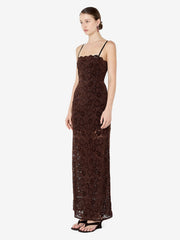 PAMELA MAXI DRESS - CHOC