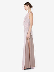 AUGUSTIN ASYM MAXI DRESS - MAUVE/MAUVE SMOKE