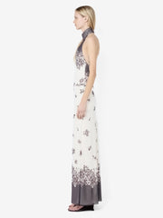 VIOLETTE RACER MAXI DRESS - CARNATION FLORAL
