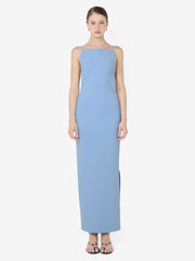ARLENE STRAPPY MIDI DRESS - CORNFLOWER