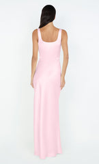 THE DREAMER SQUARE NECK DRESS - POWDER PINK