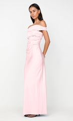 ETERNITY OFF SHOULDER MAXI - POWDER PINK