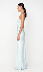 MAXINA CROSSOVER DRESS - ARCTIC BLUE
