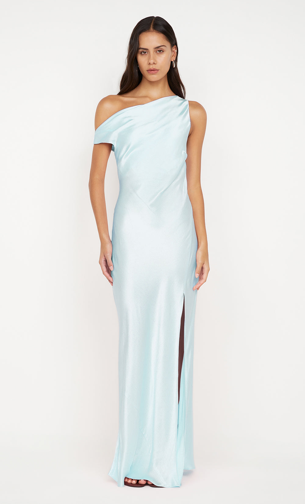 SOL ASYM DRESS - ARCTIC BLUE