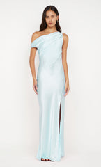 SOL ASYM DRESS - ARCTIC BLUE