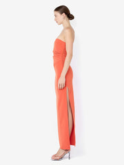 REINA STRAPLESS MAXI DRESS - ORANGE