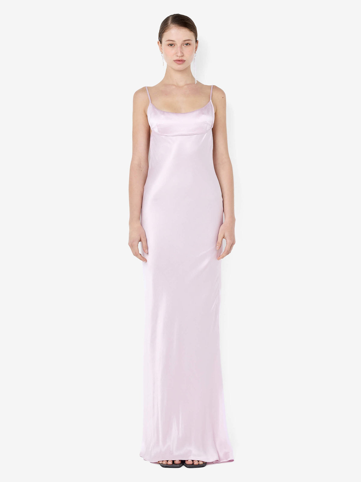 MARCY COWL NECK MAXI DRESS - BALLET
