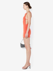 ARLENE STRAPPY MINI DRESS - ORANGE