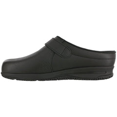 Women's Clog SR Slip Resistant Loafer in Black Wide