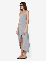 EMERSON TANK DRESS - GREY MARLE