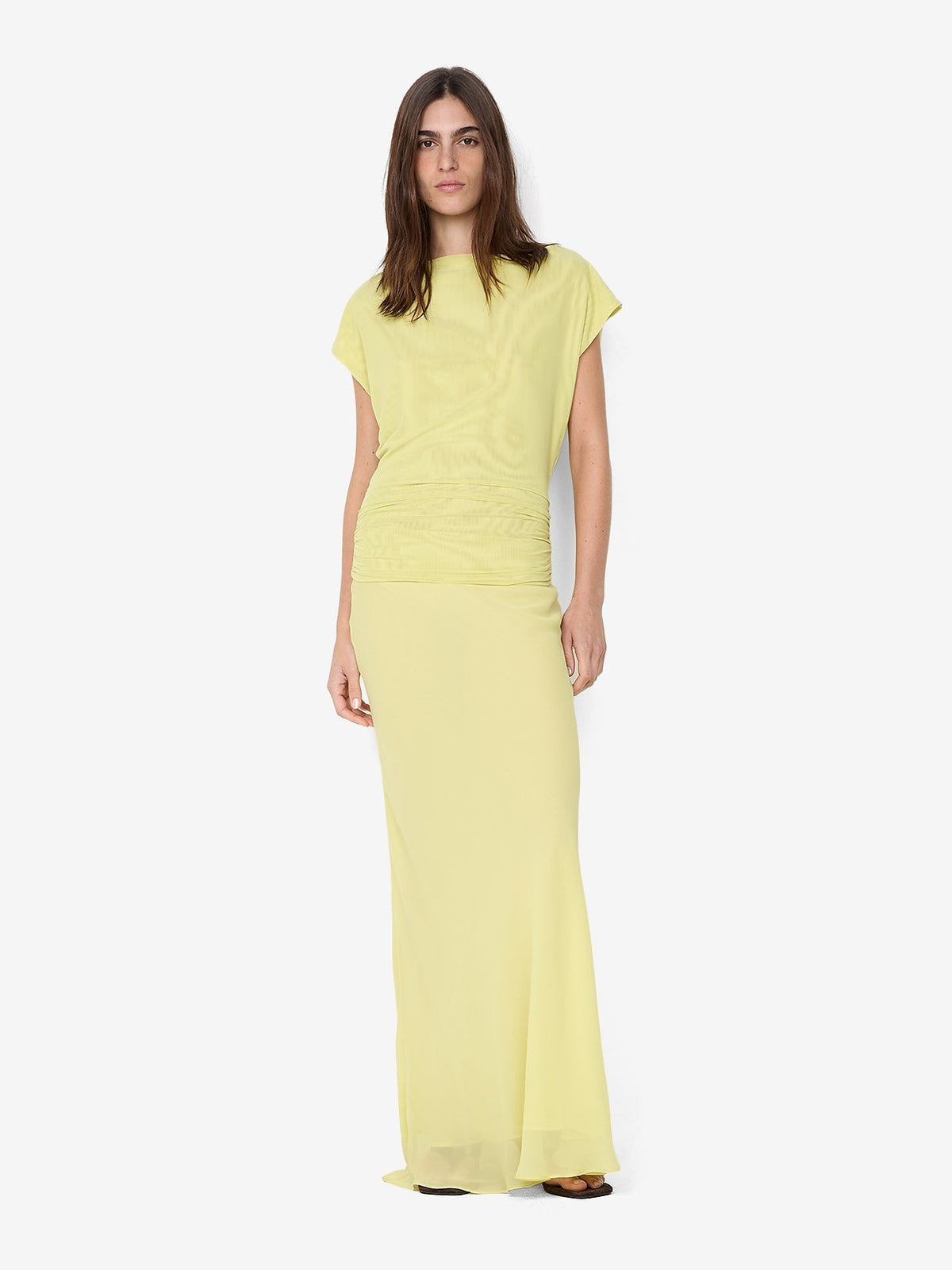 JEHNAYA ASYM MAXI DRESS - CITRUS