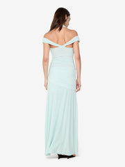 WINNIE HALTER MAXI DRESS - SPEARMINT