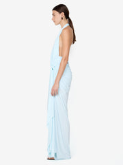 CLEMENTINE TWIST DRESS - ARCTIC BLUE