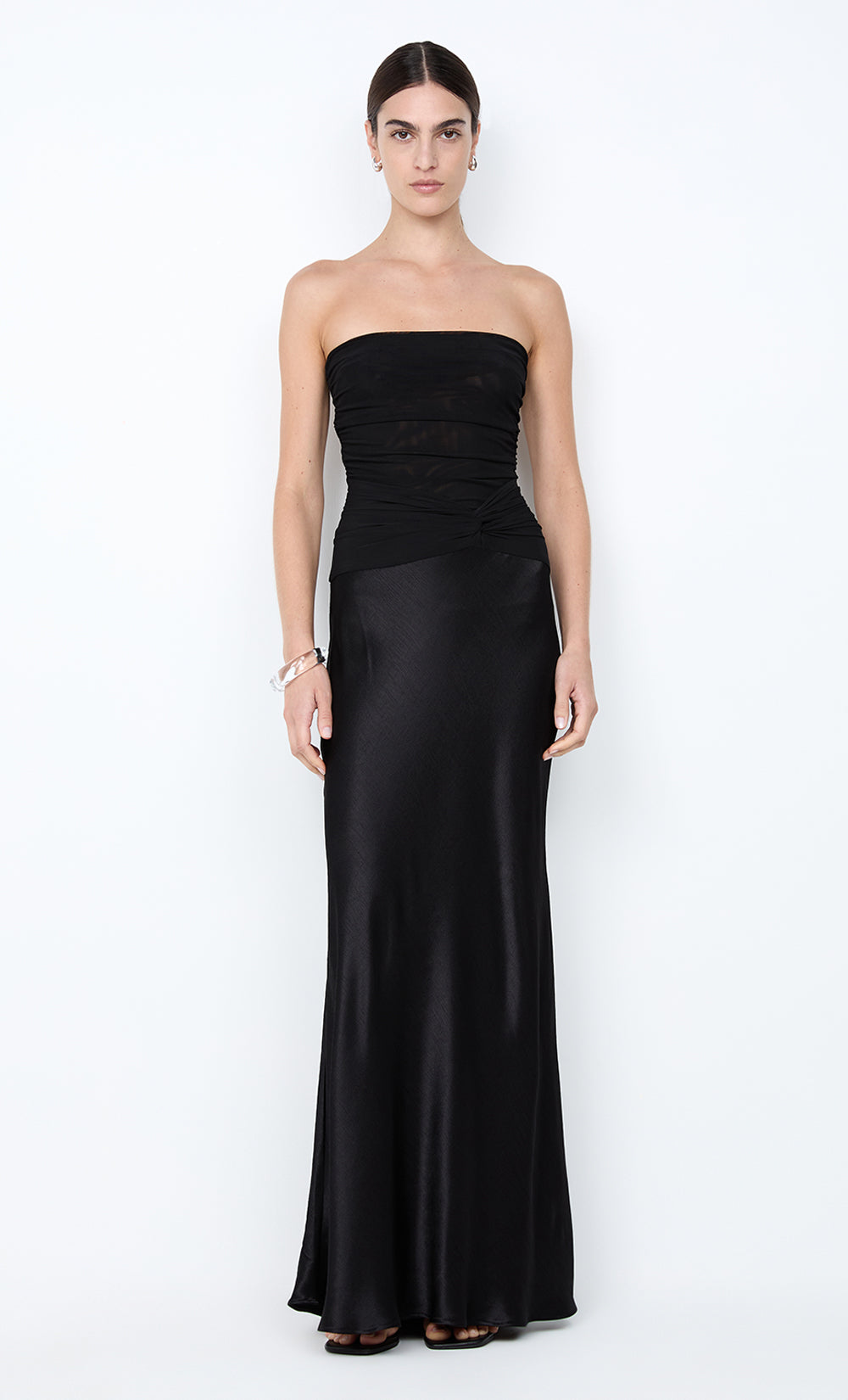 MILLAH STRAPLESS DRESS - BLACK