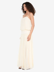 CAMILLE BLOUSON DRESS - BUTTERCREAM