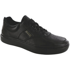 Men's High Street Lace Up Sneaker in Matte Black