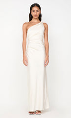 LUNETTA ASYM DRESS - CREAM