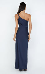 LUNETTA ASYM DRESS - INK