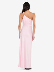 LUNETTA ASYM DRESS - POWDER PINK