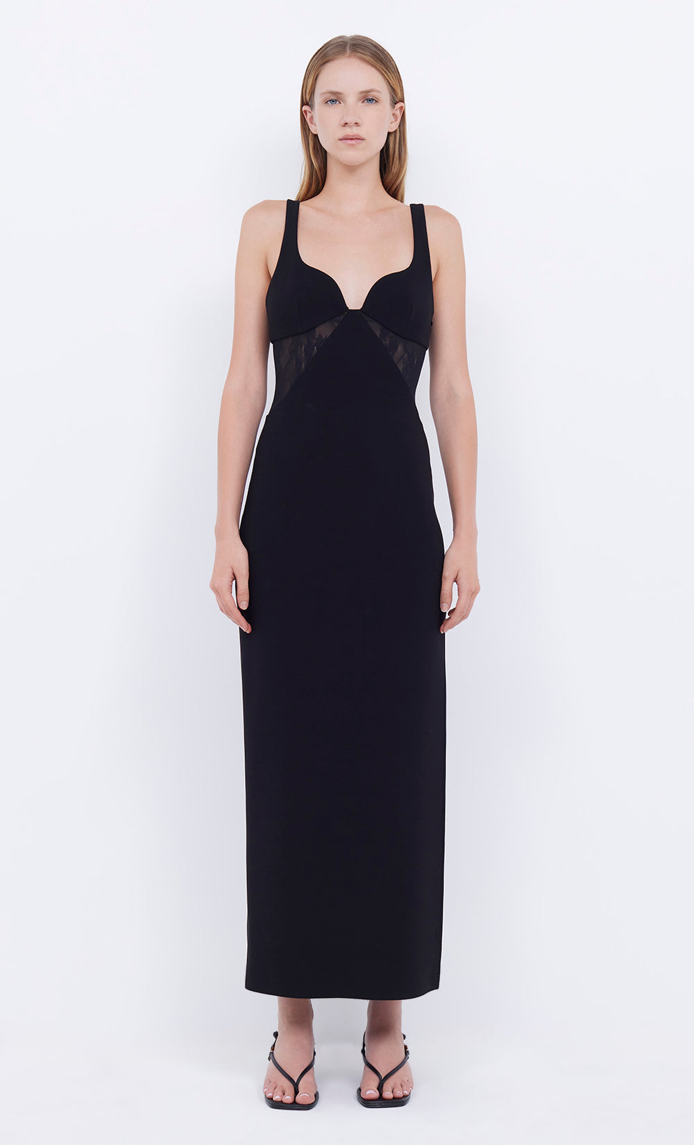 ARLOW MIDI DRESS - BLACK