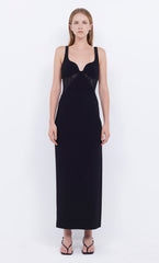 ARLOW MIDI DRESS - BLACK