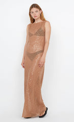 MARGOT MAXI DRESS - CAMEL
