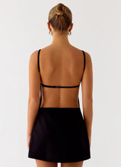 Play With Fire Mini Dress - Black