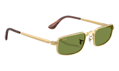 Ray-Ban Bold Metals "A$AP Rocky - Polished Arista Gold with Green Lens" RB3927 001 31
