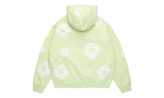 Cotton Wreath Zip Hoodie "Mint" DT616