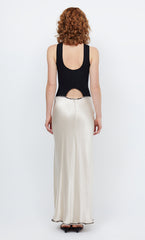 EMA MAXI DRESS - SAND/BLACK