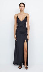 ETERNITY V MAXI DRESS - BLACK