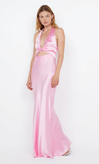 SABIA TWIST DRESS - ORCHID PINK