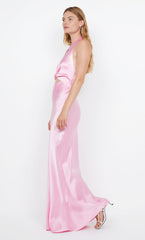 SABIA TWIST DRESS - ORCHID PINK