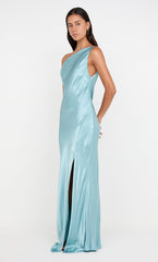 SOL ASYM DRESS - SEA SPRAY