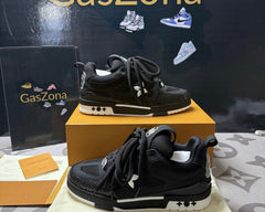 Skate Sneaker Black White