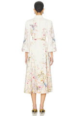 Rebellion Button Midi Dress