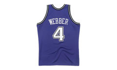 NBA Chris Webber Authentic Jersey "Sacramento Kings - Purple" BA64UZ SKI L CAW