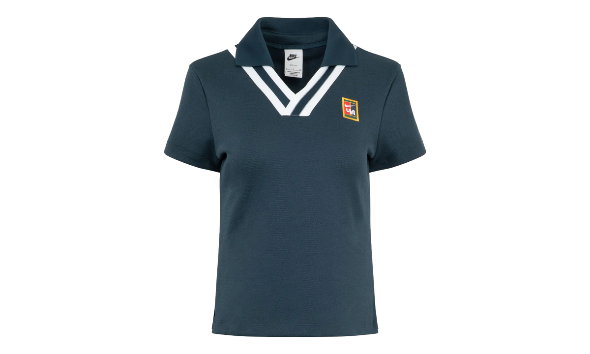 YOON Short-Sleeve Polo Top WMNS"Armoury Navy/ White" FZ0276 478