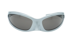 Geometric Frame Sunglasses "Silver / Silver" BB0251S 005
